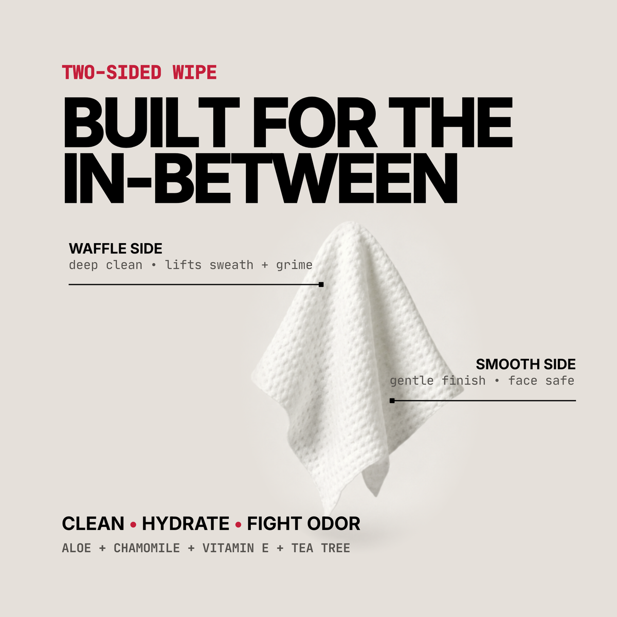 Bare Wipes 3 Pack (90 Wipes)