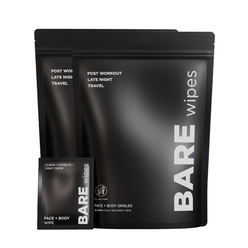 Bare Wipes 2 Pack (60 Wipes)
