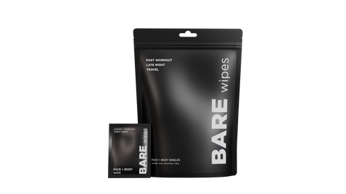 BARE wipes - Single Pack (20 Wipes)